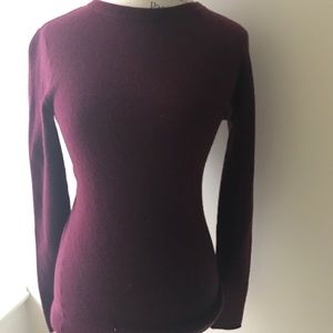 Autumn cashmere raw edge cashmere sweater